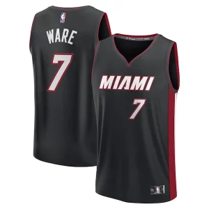 Hermoso Encantador Chulo Kel'el Ware Miami Heat Youth Fast Break Replica Player Jersey Icon Edition Black