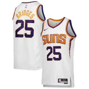 Estupendo Increíble Mikal Bridges Phoenix Suns Nike Unisex Swingman Jersey Association Edition White/Purple