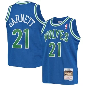 Elegante Robusto Práctico Kevin Garnett Minnesota Timberwolves Youth 1995 96 Hardwood Classics Swingman Jersey Blue