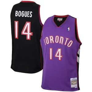 Moderno Muggsy Bogues Toronto Raptors 2001/02 Hardwood Classics Swingman Jersey Purple