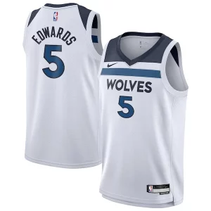 Fantástico Práctico Anthony Edwards Minnesota Timberwolves Nike Youth Swingman Jersey Association Edition White
