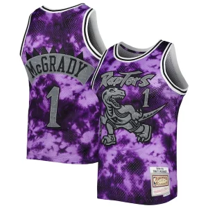 Genial Estupendo Tracy McGrady Toronto Raptors 1998/99 Galaxy Swingman Jersey Purple