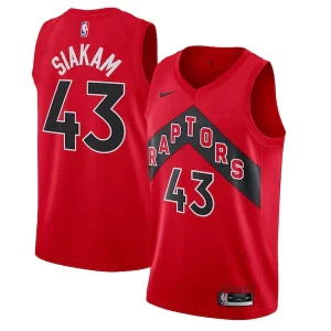 Práctico Maravilloso Pascal Siakam Toronto Raptors Nike 2020/21 Icon Swingman Jersey Red