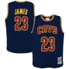 Atractivo Fácil de llevar LeBron James Cleveland Cavaliers Youth 2008/09 Hardwood Classics Swingman Jersey Navy