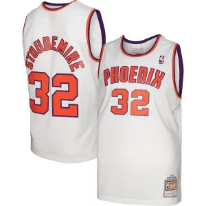 Cool Resistente Único Amar'e Stoudemire Phoenix Suns 2001/02 Hardwood Classics Swingman Jersey White/Purple