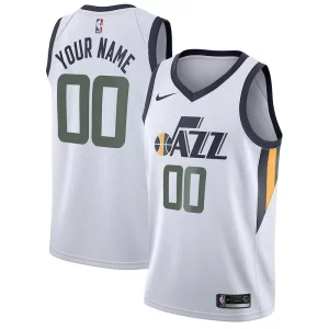 Elegante Fácil de llevar Atractivo Utah Jazz Nike Swingman Custom Jersey Association Edition White