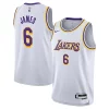 Perfecto LeBron James Los Angeles Lakers Nike Youth Performance Swingman Jersey Association Edition White