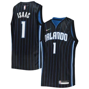 Versátil Perfecto Jonathan Isaac Orlando Magic Nike Youth 2021/22 Diamond Swingman Jersey Icon Edition Black