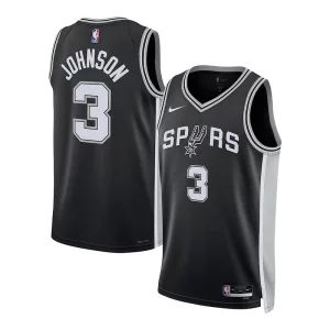 Increíble Atractivo Keldon Johnson San Antonio Spurs Nike Unisex Swingman Jersey Association Edition Black