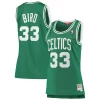 Hermoso Larry Bird Boston Celtics Women's 1985 86 Hardwood Classics Swingman Jersey Kelly Green