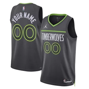 Resistente Versátil Magnífico Minnesota Timberwolves Jordan Brand Unisex 2022/23 Swingman Custom Jersey Statement Edition Black