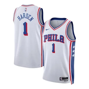 Perfecto Clásico Genial James Harden Philadelphia 76ers Nike Unisex Swingman Jersey Association Edition White