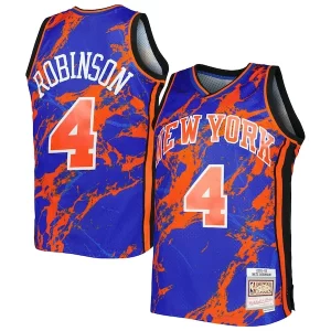 Hermoso Práctico Nate Robinson New York Knicks 2005/06 Hardwood Classics Marble Swingman Jersey Blue