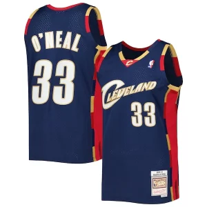 Ideal Encantador Shaquille O'Neal Cleveland Cavaliers Hardwood Classics 2009/10 Jersey Navy