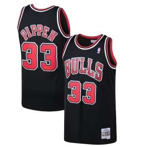 Duradero Comodo Scottie Pippen Chicago Bulls 1997/98 Hardwood Classics Swingman Jersey Black/White