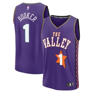 Delicioso Devin Booker Phoenix Suns Youth 2024/25 Fast Break Player Jersey City Edition Purple