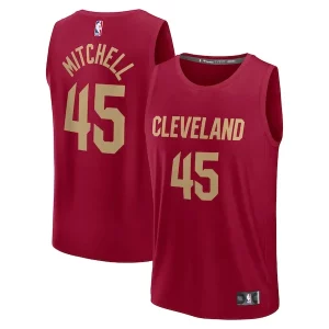 Chulo Donovan Mitchell Cleveland Cavaliers Youth Fast Break Replica Player Jersey Icon Edition Wine