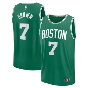 Maravilloso Clásico Jaylen Brown Boston Celtics Fast Break Replica Player Jersey Icon Edition Kelly Green