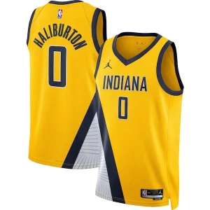 Elegante Delicioso Tyrese Haliburton Indiana Pacers Jordan Brand Unisex Swingman Jersey Statement Edition Gold