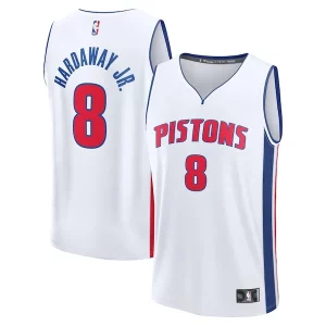 Robusto Tim Hardaway Jr. Detroit Pistons Fast Break Replica Player Jersey Association Edition White