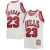 Bonito Práctico Versátil Michael Jordan Chicago Bulls Youth 1997/98 Hardwood Classics Authentic Jersey White/Black/Red