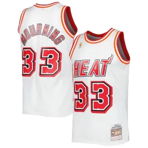 Ideal Sofisticado Alonzo Mourning Miami Heat Hardwood Classics Swingman Jersey White