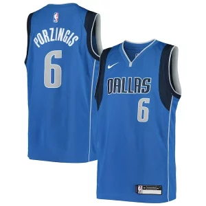 Versátil Kristaps Porzingis Dallas Mavericks Nike Youth Swingman Jersey Icon Edition Blue