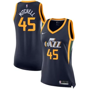 Elegante Donovan Mitchell Utah Jazz Nike Women's Swingman Jersey Icon Edition Navy