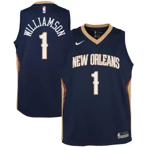Elegante Zion Williamson New Orleans Pelicans Nike Youth Swingman Jersey Icon Edition Navy/White