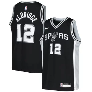 Versátil Fantástico LaMarcus Aldridge San Antonio Spurs Nike Youth Swingman Jersey Icon Edition Black