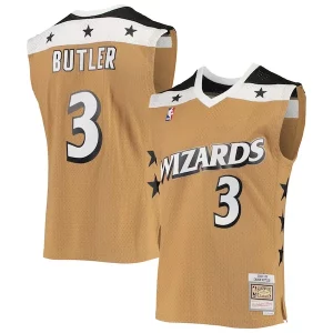 Exquisito Lujoso Caron Butler Washington Wizards 2001/02 Hardwood Classics Swingman Jersey Gold