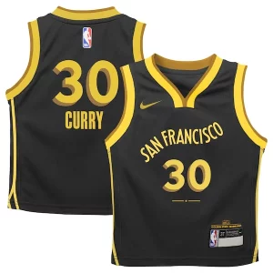 Encantador Comodo Duradero Stephen Curry Golden State Warriors Nike Toddler Swingman Replica Jersey City Edition Black