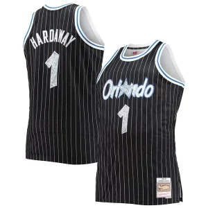 Lujoso Penny Hardaway Orlando Magic Big & Tall 1994/95 NBA 75th Anniversary Diamond Swingman Jersey Black