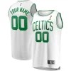Fácil de llevar Boston Celtics 2024 NBA Finals Champions Custom Fast Break Jersey White Association Edition