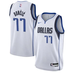 Clásico Hermoso Moderno Luka Dončić Dallas Mavericks Nike Youth Swingman Jersey Association Edition White