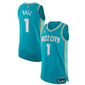 Cool Jordan Brand LaMelo Ball Charlotte Hornets Authentic Jersey City Edition Teal