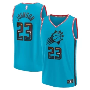 Duradero Resistente Magnífico Cameron Johnson Phoenix Suns Youth 2022/23 Fast Break Jersey City Edition Turquoise