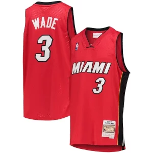 Moderno Dwyane Wade Miami Heat Youth 2005/06 Hardwood Classics Swingman Jersey Red