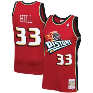 Cool Original Grant Hill Detroit Pistons 1999/00 Hardwood Classics Swingman Jersey Red