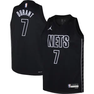 Perfecto Delicioso Resistente Kevin Durant Brooklyn Nets Jordan Brand Youth Swingman Jersey Statement Edition Black
