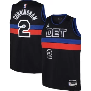 Duradero Cade Cunningham Detroit Pistons Jordan Brand Youth Swingman Jersey Statement Edition Black
