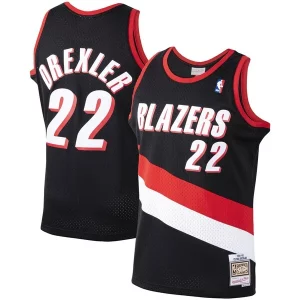 Estupendo Clyde Drexler Portland Trail Blazers 1991/92 Hardwood Classics Swingman Jersey Black