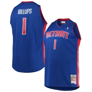 Chulo Perfecto Chauncey Billups Detroit Pistons 2003/04 Big & Tall Hardwood Classics Swingman Jersey Blue