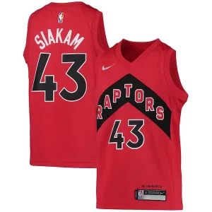 Resistente Pascal Siakam Toronto Raptors Nike Youth 2021/22 Diamond Swingman Jersey Icon Edition Red