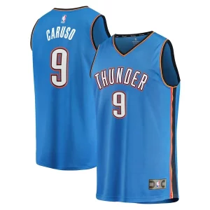 Robusto Exquisito Alex Caruso Oklahoma City Thunder Fast Break Replica Player Jersey Icon Edition Blue
