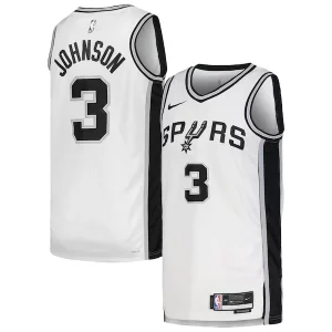 Perfecto Increíble Elegante Keldon Johnson San Antonio Spurs Nike Unisex Swingman Jersey Association Edition White/Black