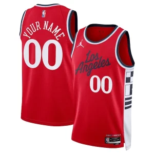 Genial LA Clippers Jordan Brand Unisex 2024/25 Custom Swingman Jersey Statement Edition Red