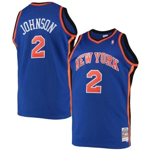 Robusto Larry Johnson New York Knicks 1998/99 Big & Tall Hardwood Classics Swingman Jersey Blue