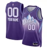 Único Lujoso Clásico Utah Jazz Nike Unisex 2024/25 Custom Swingman Jersey City Edition Purple