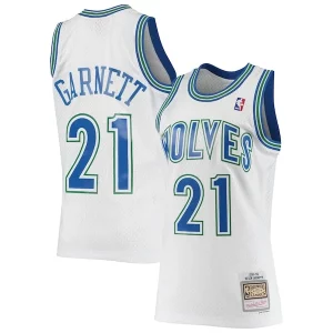 Moderno Estupendo Único Kevin Garnett Minnesota Timberwolves 1995/96 Hardwood Classics Swingman Jersey White